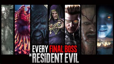 EVERY FINAL BOSS in RESIDENT EVIL GAME (1996-2020) COMPLETE SERIES and ...