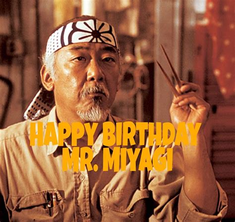 Happy Birthday Mr. Miyagi | Cobra Kai Karate Kid Amino