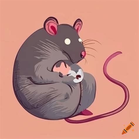 Cute rat avatar on Craiyon