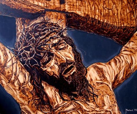 Crucifixion (2013) Painting by MILIS Pyrography | Artfinder