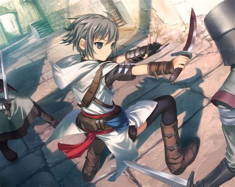 Resultado de imagem para anime child boy assassin Assassins Creed Anime, Assassins Creed Artwork ...