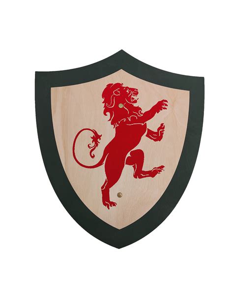 Red lion shield for children ⚔️ Medieval Shop