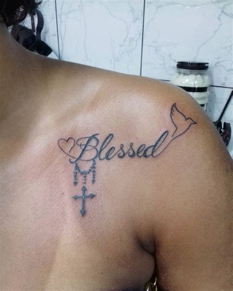 65 Best Blessed Tattoo Designs & Meanings - Holy Symbols (2019)