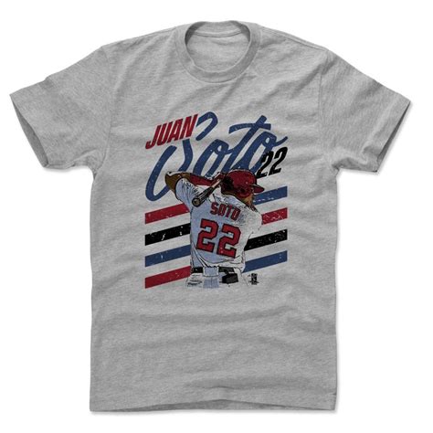 Juan Soto Shirt Washington Baseball S Apparel Juan Soto Script Stripes ...