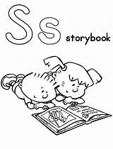 Story Book Coloring Pages At GetDrawings  Free Download sketch template