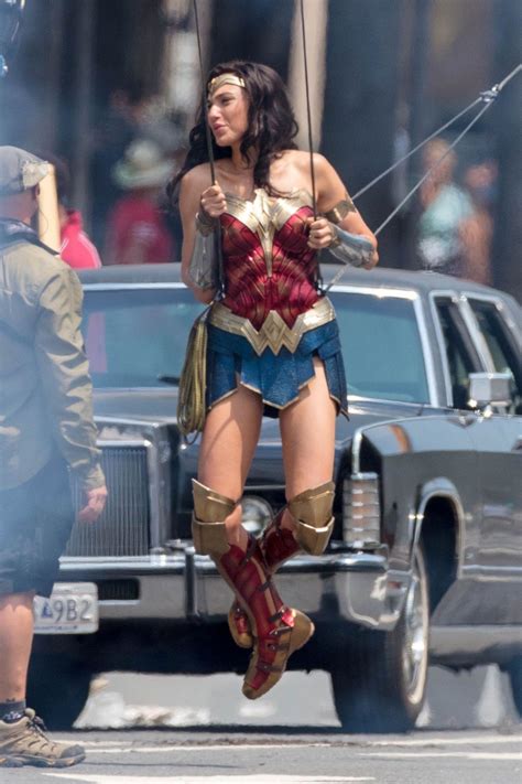 Gal Gadot - "Wonder Woman 1984" Set in Washington DC 06/18/2018 • CelebMafia