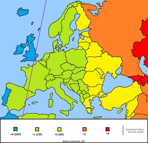 European Time Zone [OC][1280x1230] : MapPorn