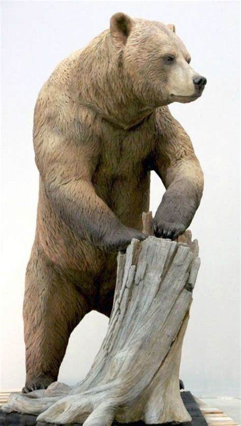 Pin by Angie King on bears | Wood carving art, Bear sculptures, Bear ...