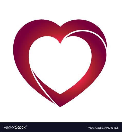 Heart logo Royalty Free Vector Image - VectorStock