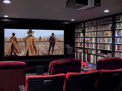 I'll need lots of storage like this, and a huge screen. | Home theater setup, Best home theater ...