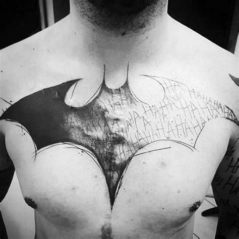 50 Batman Symbol Tattoo Designs For Men - Superhero Ink Ideas