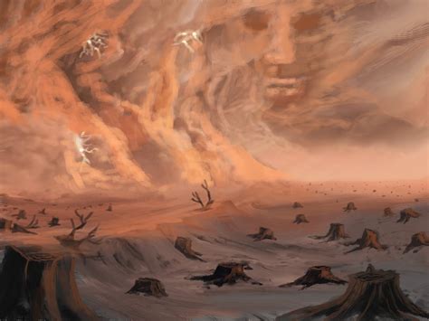 ArtStation - Creepy desert wasteland