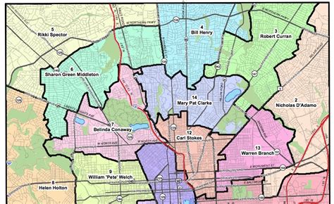 Baltimore City Council District Map | World Map 07