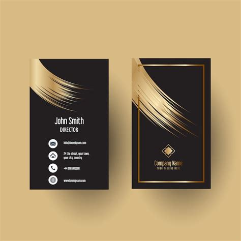 Elegant business card template design | Free Vector