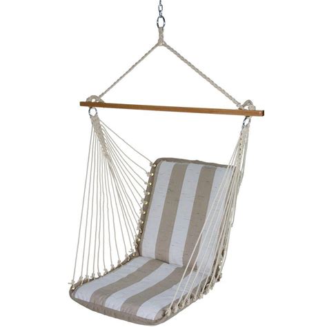 Pawleys Island 2 ft. L x 2 ft. L Decade Sand Single Cushion Patio Hammock Swing-SRD03 - The Home ...