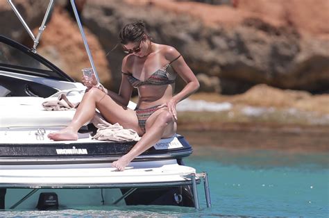 GARBINE MUGURUZA in Bikini at a Boat in Ibiza 06/08/2017 – HawtCelebs