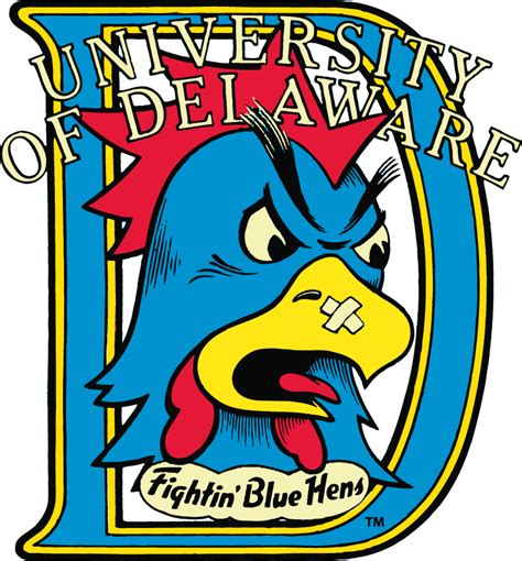 Delaware Blue Hens | Delaware blue hens, Vintage logo, Art logo