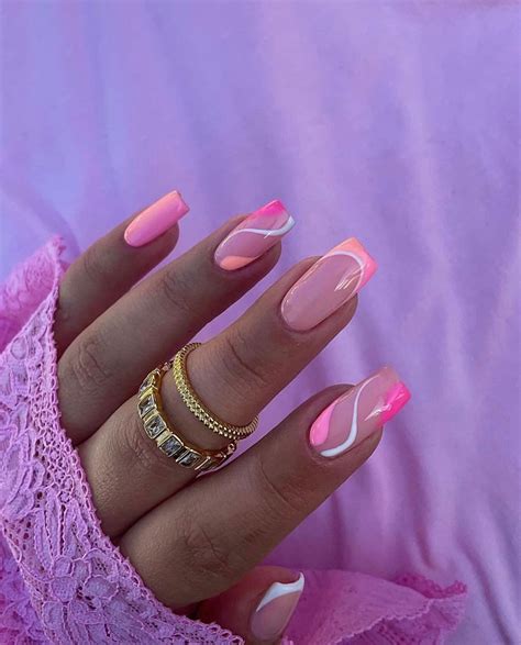 20 Simple Summer Nail Designs to Inspire You Neon Acrylic Nails, Classy ...