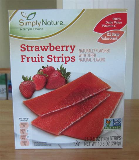 SimplyNature Strawberry Fruit Strips | Aldi Reviewer