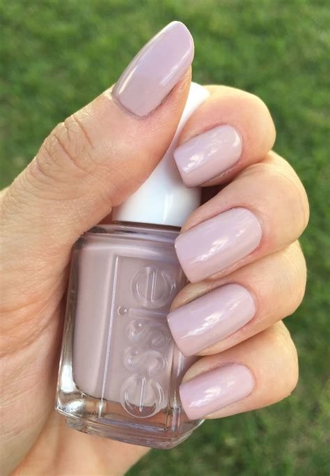Essie - Go Go Geisha - light purple mauve nails - neutral manicure | Mauve nails, Neutral nails ...