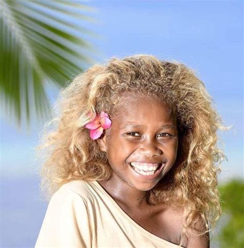 Melanesian People-Dark Skinned with Blonde Hair - AskMags.com