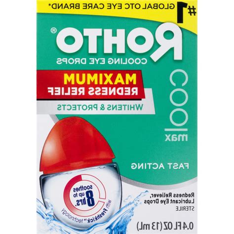 New Rohto Maximum Redness Relief Cooling Eye Drops