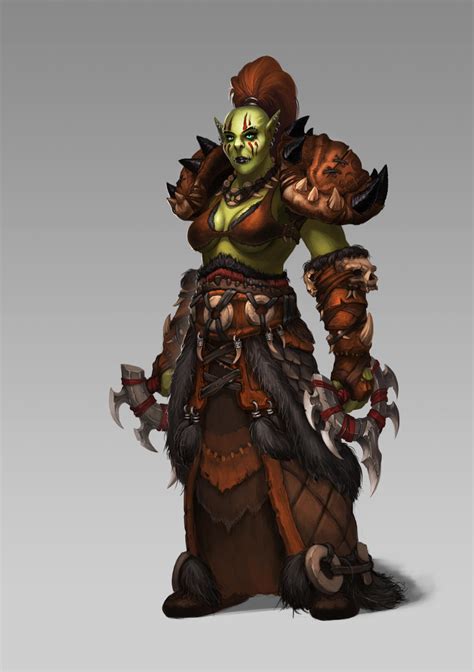 Female Orc Shaman by Koz23 on DeviantArt