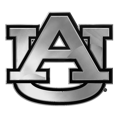 Auburn Tigers Premium Solid Metal Chrome Plated Car Auto Emblem