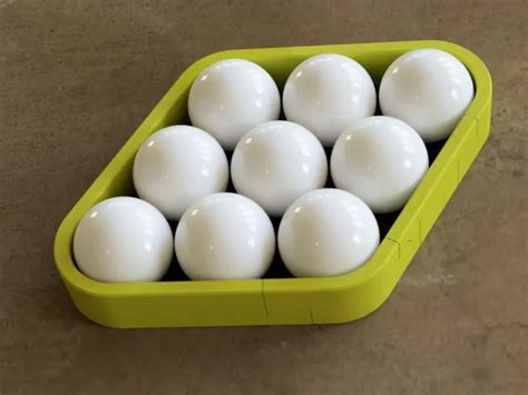 9-Ball Billiards Rack - DownloadFree3D.com