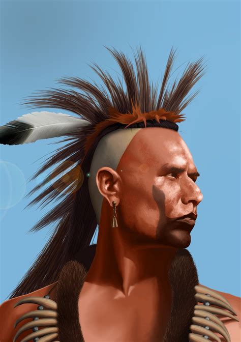 The Pawnee tribe wear necklaces decorated in the teeth of an animal and ...