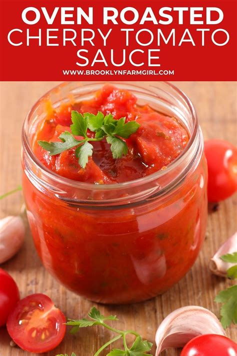 Roasted Cherry Tomato Sauce Recipe - THE BEST GARDEN RECIPE! | Recipe | Cherry tomato sauce ...
