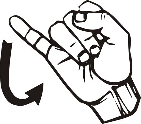 Sign Language Hand · Free vector graphic on Pixabay