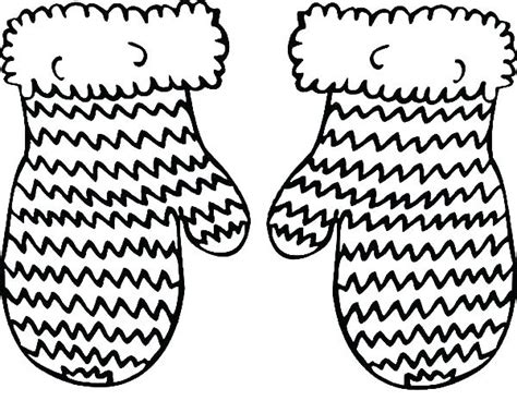 Mitten Drawing Pattern at PaintingValley.com | Explore collection of ...