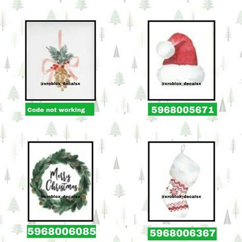 Bloxburg decal||Christmas||[not mine] | Christmas decals, Print decals ...