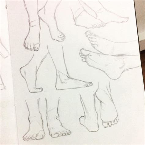 65+ Drawings Of Feet: Sketches & Anatomy Studies