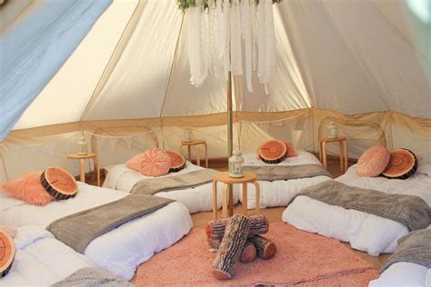 Ultimate Glamping Tent • in 2021 | Tent glamping, Foam mattress bed ...