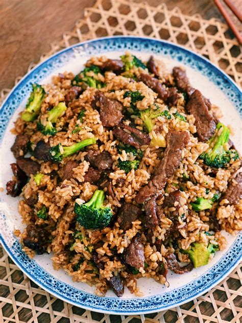 Beef and Broccoli Fried Rice - Tiffy Cooks