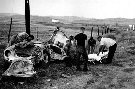 Haunting Photographs From James Dean's Fatal Car Wreck in 1955 ~ Vintage Everyday