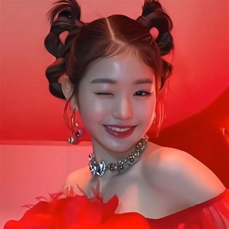 Wonyoung Icon IVE AFTERLIKE Red Aesthetic gg girl group kpop cute Kpop Girl Groups, Kpop Girls ...