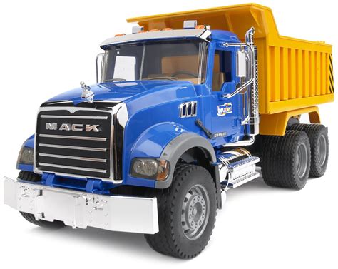 Bruder 02815 MACK Granite Dump Truck for Construction and Farm Pretend ...