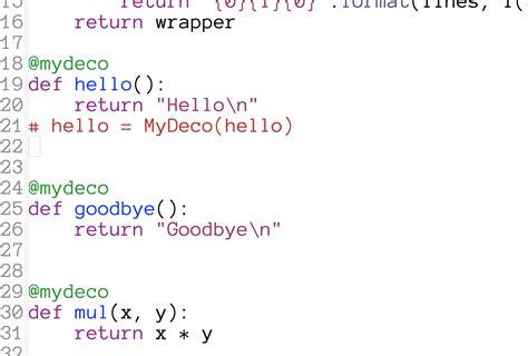 Python decorators (live edition)