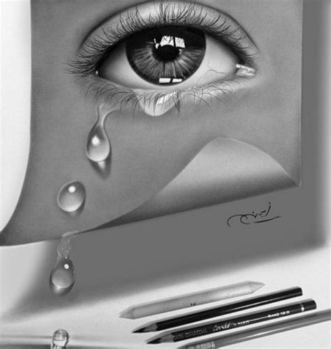 Teary Eye Drawing at PaintingValley.com | Explore collection of Teary ...