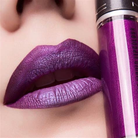 Mac Dark Purple Lipstick