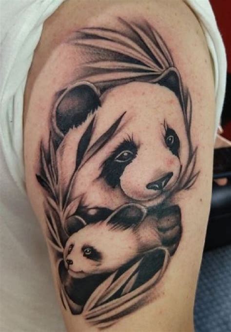 Watercolor Panda Tattoo