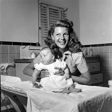 For Lovely Rita (Rita Hayworth and daughter Rebecca Welles in 1945.)