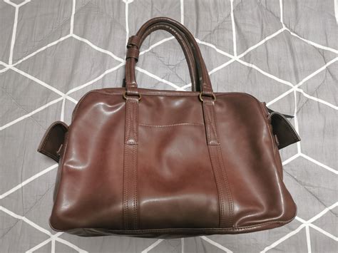 Japanese Brown Leather School Bag / Hand Bag, Women's Fashion, Bags & Wallets, Beach Bags on ...