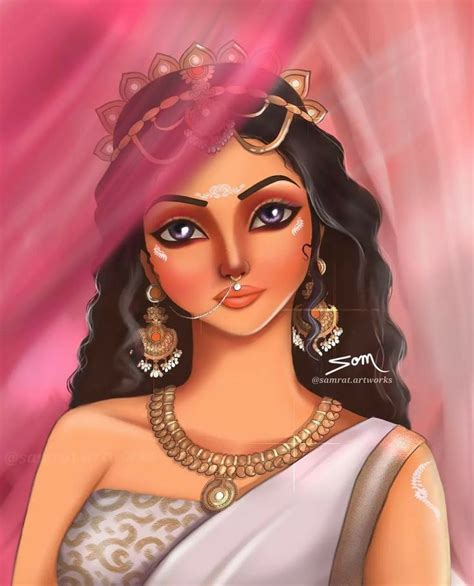 Bengali Bridal Makeup, Bridal Makeup Looks, Cartoon Girl Images ...
