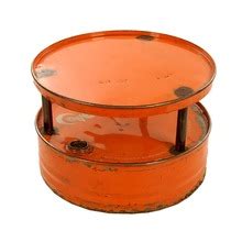 Metal Round Drum Coffee Table, Color : Industrial Orange Colour at Best Price in Jodhpur