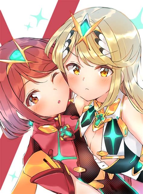 Pyra & Mythra - Xenoblade Chronicles 2 | Cute art, Xenoblade chronicles, Xenoblade chronicles 2