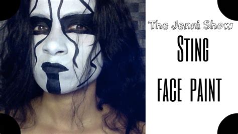 WCW/WWE Sting | Face paint - YouTube